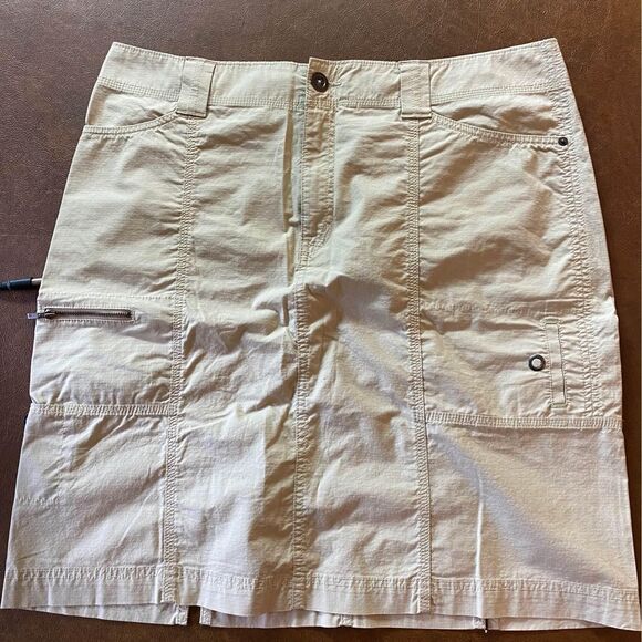 NWT Eddie Bauer Skirt color sandstone size 16 - Picture 1 of 7